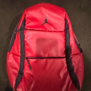 Jordan Red and Black Men's Backpack